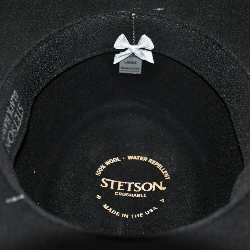 Stetson Black Hawk Wool Hat - Picture 6 of 6